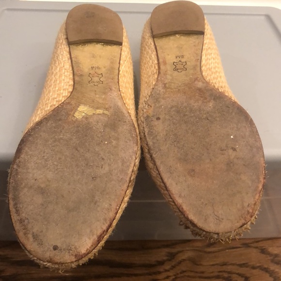 Tan raffia Tory Burch flats size 8 - Picture 5 of 5